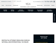 Tablet Screenshot of boston-tax-lawyer.com